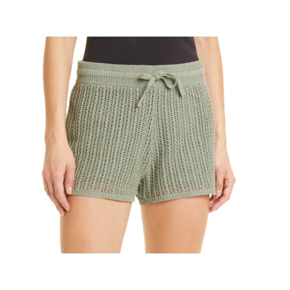 Rag & Bone Women's Sage Green Riley Tie Waist Shorts Size XL NEW